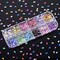 1200 Pieces 12 Colors Shiny Nail Rhinestones Horse Eye Rhinestones Flat Back Nail Gems Decorations Supplies with Box